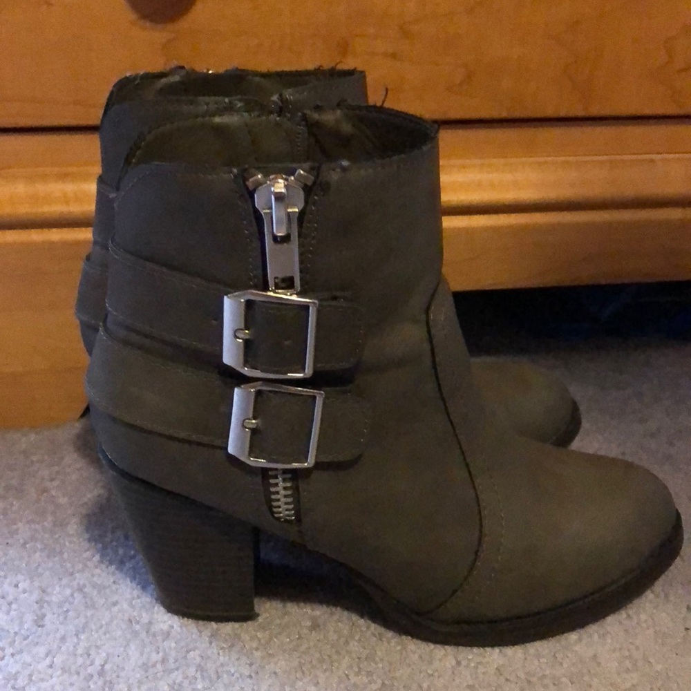 Grey Booties